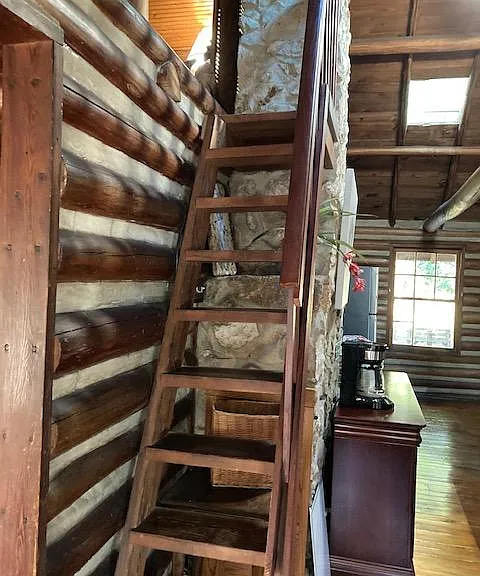 Stairs to loft
