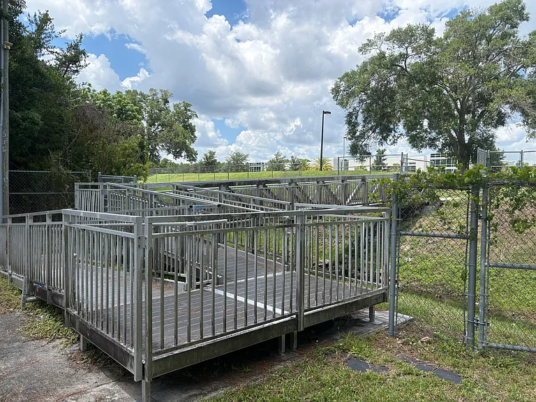 Hertha Ave & Allison Dr Pedestrian Bridge. Avoid the area traffic with a hidden gem neighborhood connection to Research Park and UCF!
