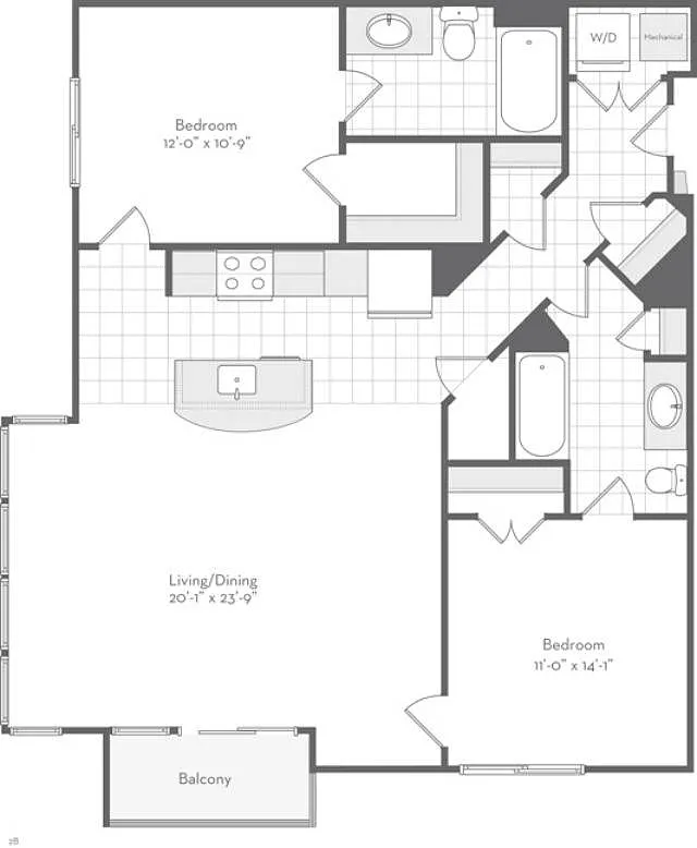 Floor plan The Dexter