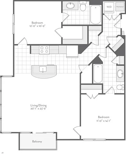 Floor plan The Dexter