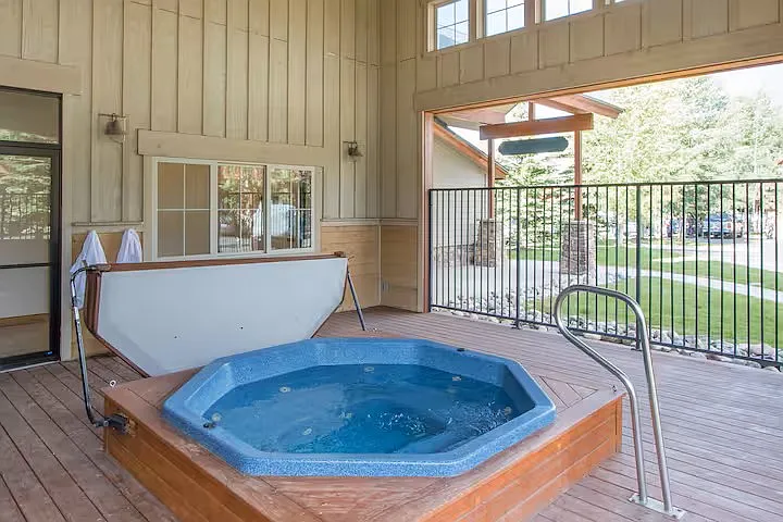 Includes access to community hot tub