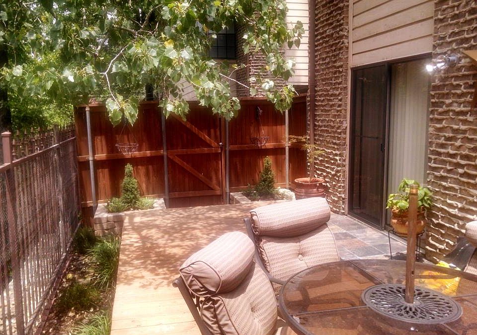 Private Fenced Patio