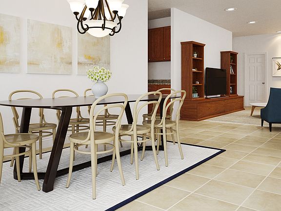 Cozy dining area