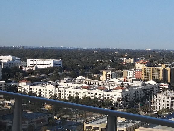 Looking west.