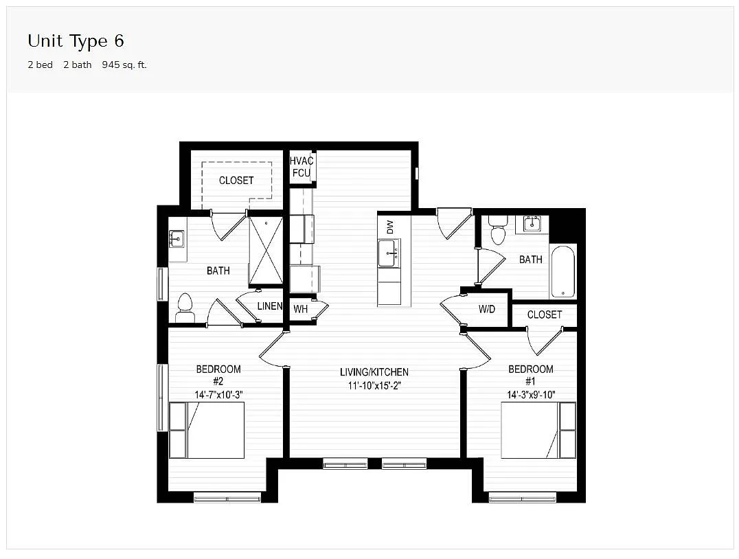 Floor plan Unit Type 6