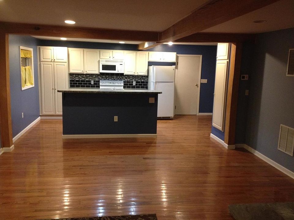 From front door: Living room & Kitchen