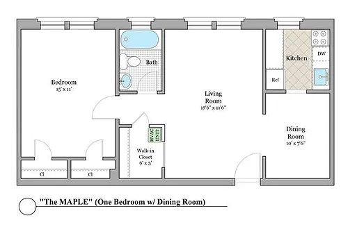 Floor plan The Maple