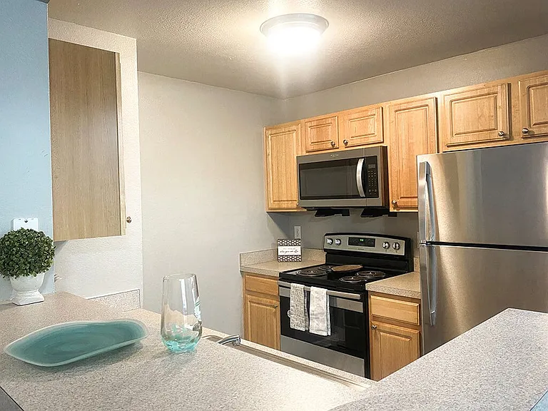 Kitchen with Stainless Steel Appliances