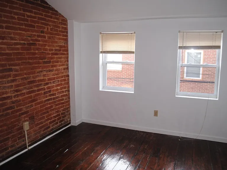 Historic wood floors and brick