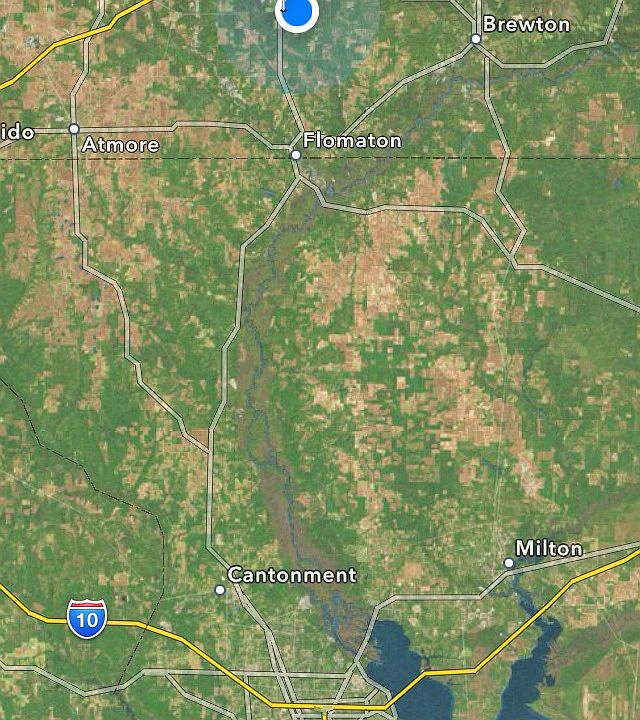 Route to FL Panhandle