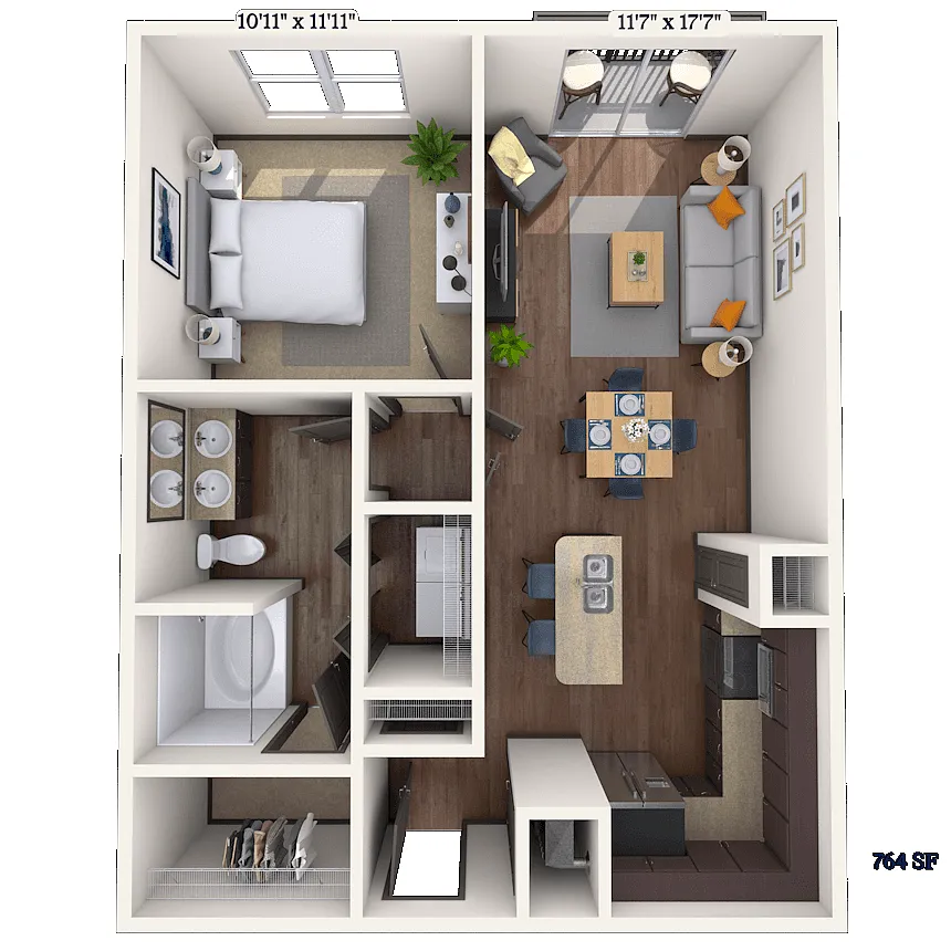 Floor plan Garner