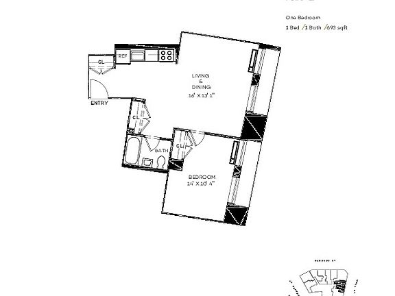 2nd image of 63 Wall St APT 2908