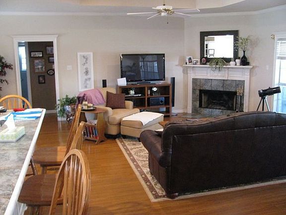 Living Area with fireplace