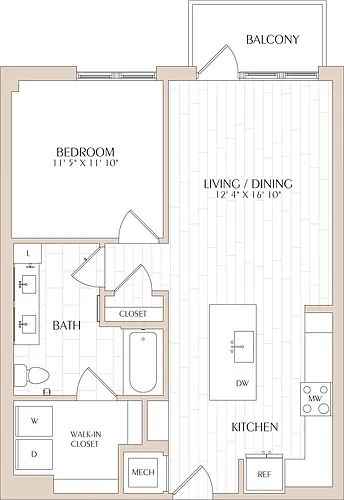Floor plan A02 Type A