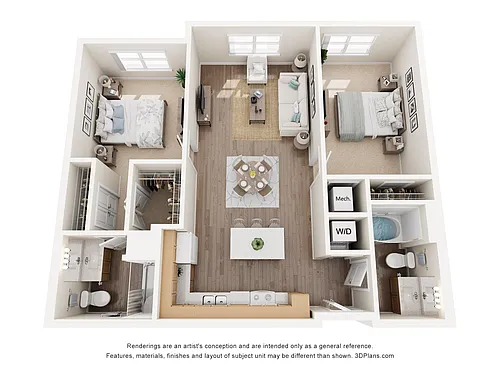 Floor plan 2B