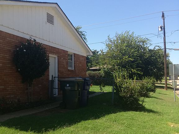 North Facing wall to garage