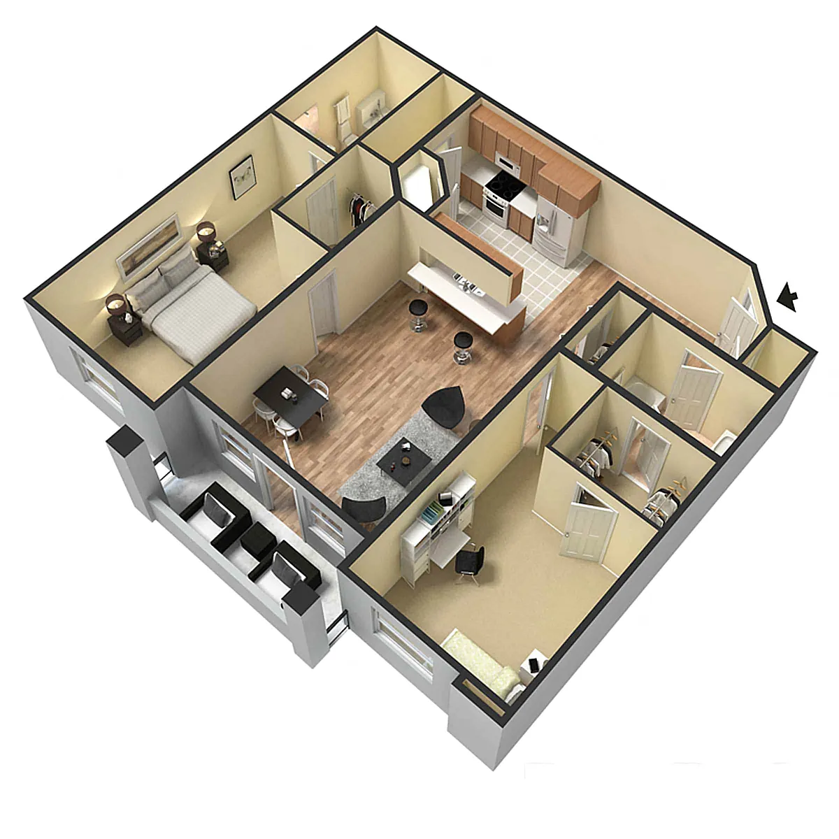 Floor plan Chicoma