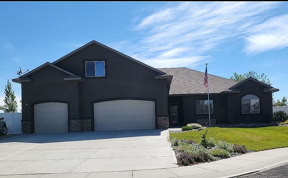 Front of home facing east.