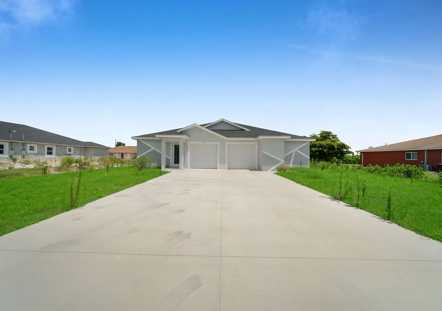 Duplex For Rent Ready For Move In! 3br/2bathroom. Lehigh Acres Fl 33977. New Construction! — Photo 1