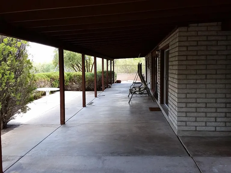 Spacious patio for outdoor activities