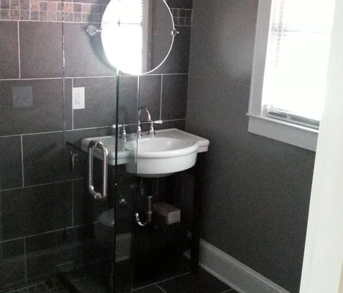 Master Bath - all tile shower.