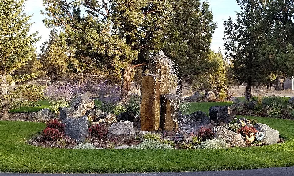 Front Drive Water Feature