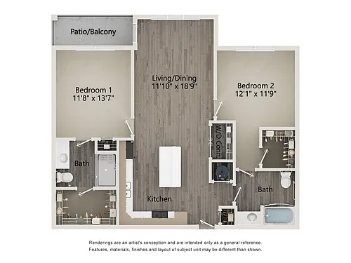 Floor plan The Channel