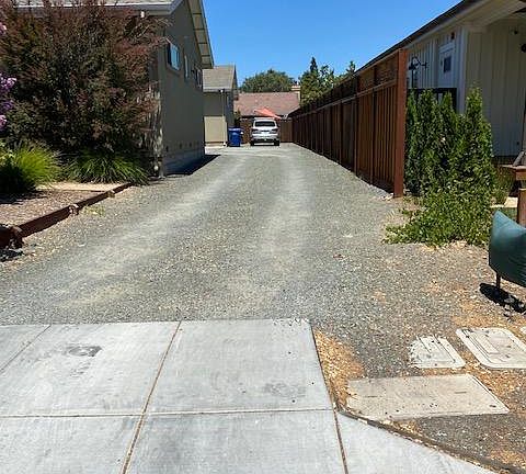 Driveway to garage