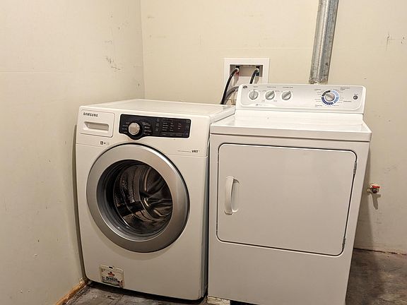 Washer and dryer