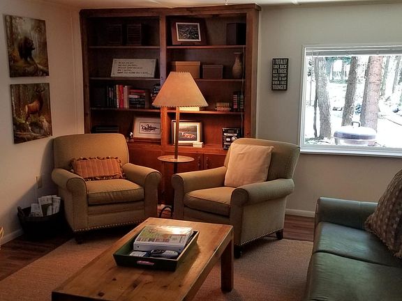 Living area with sofa sleeper