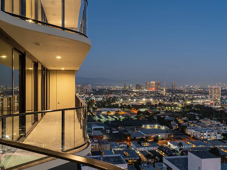 East facing views at Sunset