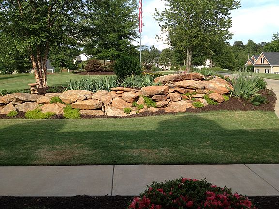 on porch looking at street