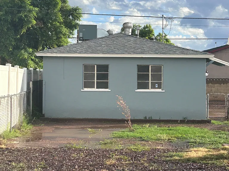View from the backyard