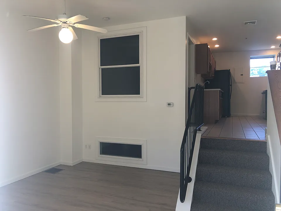 Living Room with new flooring