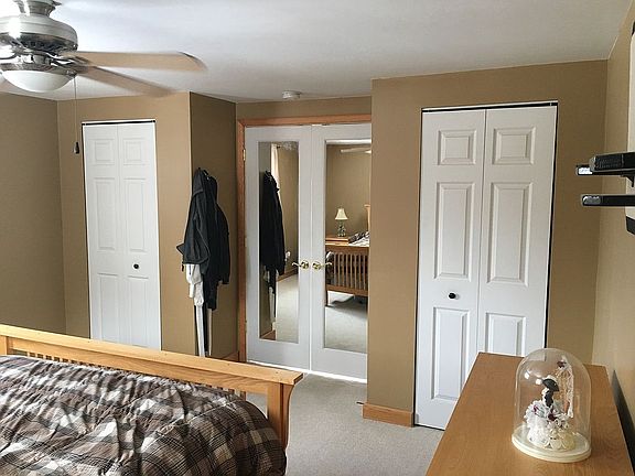 His and hers closets in mast