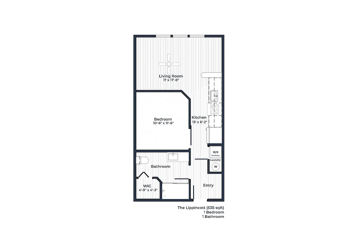 Floor plan The Lippincott