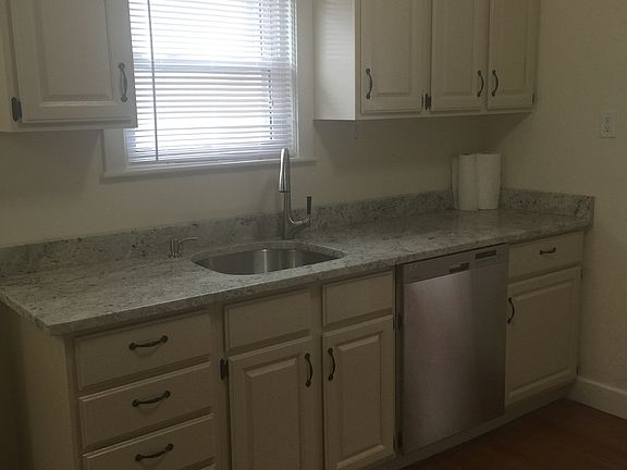 brand new sink and granite counter
