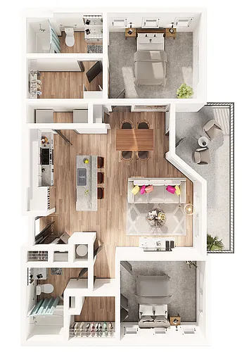 Floor plan B2A