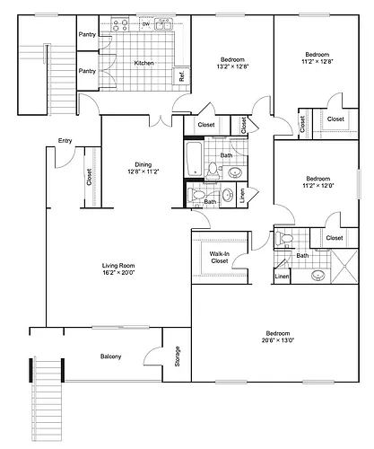 Floor plan Dogwood