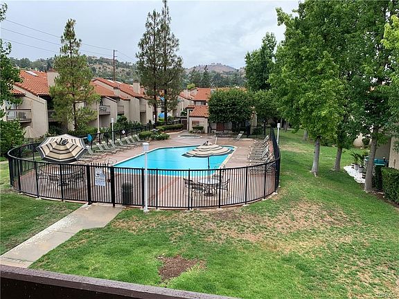 Pool and mountain view from master Balcony
