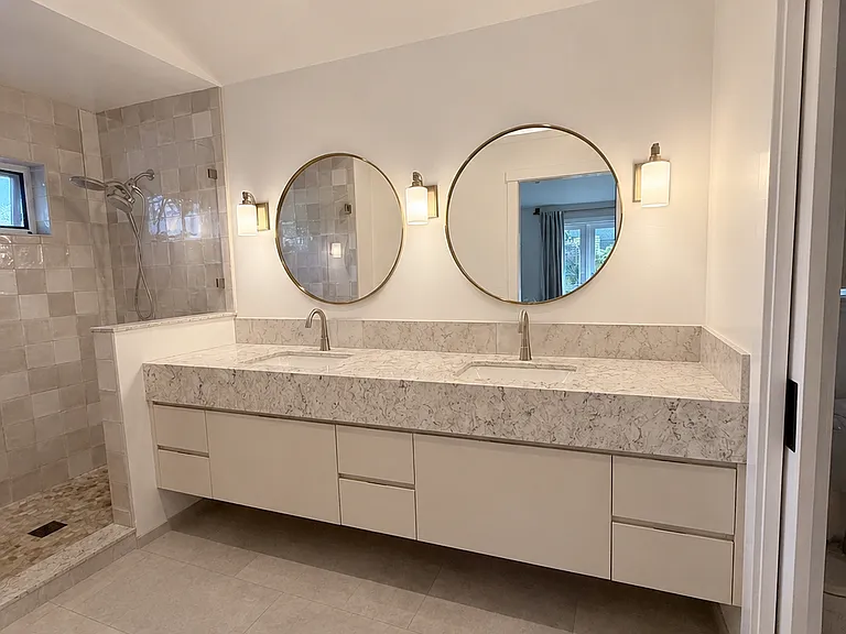 Primary Bathroom Double Vanity