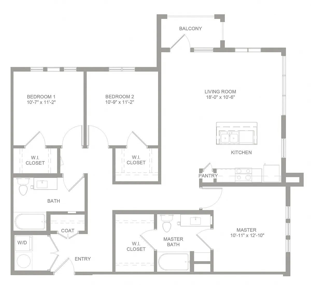 Floor plan C1A