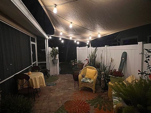 Back patio (hot tub)