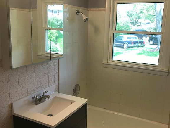 Updated bath, new toilet, vanity and sink