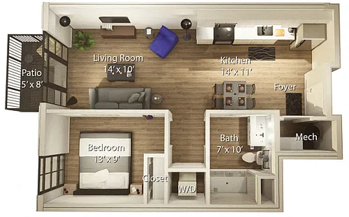 Floor plan Hudson