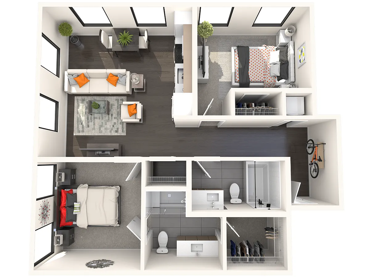 Floor plan B21