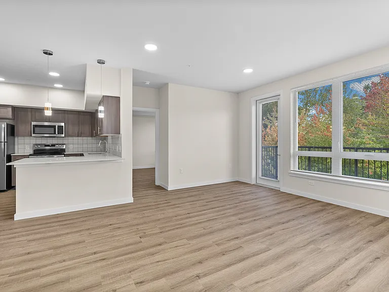 Spacious bedroom with easy access to an adjoining bathroom. Spacious bedroom with easy access to an adjoining bathroom.