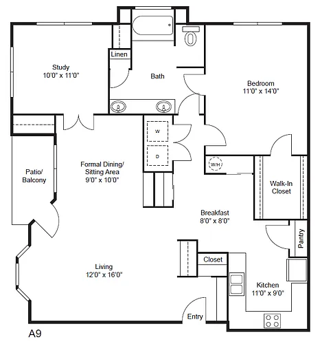 Floor plan A8