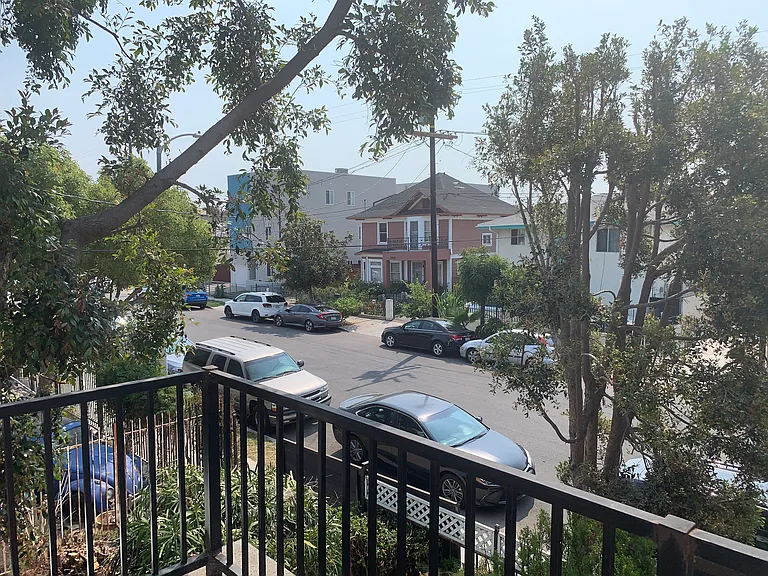 upper front balcony view