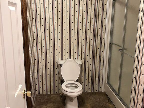 Master bathroom with shower